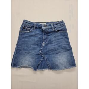 Girl's DL1961 Jenny Denim Skirt Blue Rose Kids Children's Size 8